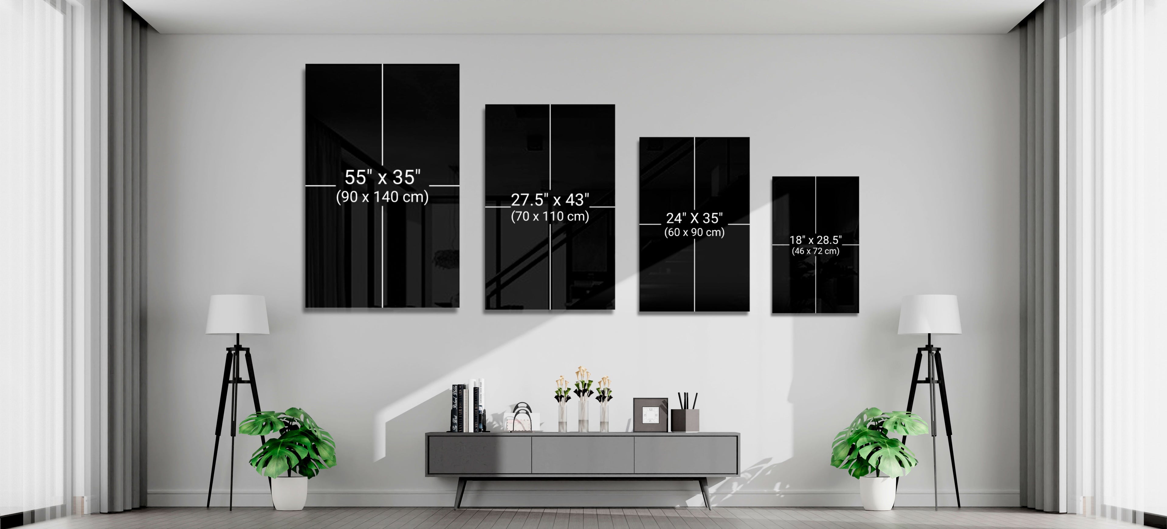 Orange Kiss Glass Wall Art || Designer Collection